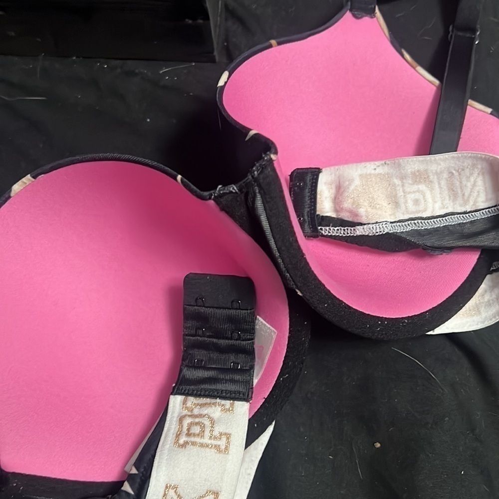 PINK Victoria’s Secret bra size 34DD floral print used - Picture 5 of 6